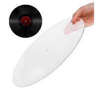 ULTECHNOVO Acrylic Vinyl Record Pad Unique Design Decorative Touch Turntable Mat for Vinyl Records That Improves Audio Clarity and Reduces Friction for Dj Equipment