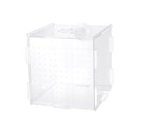 ULTECHNOVO Acrylic with Suction Cup Pattern Floating Design Fish Tank Breeding Isolation Box to Prevent Attack from Adult Fish Suitable and Bettas in Aquarium