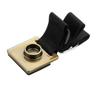 ULTECHNOVO Adjustable Cello Endpin Anchor Stopper Non-slip Pad Golden Oxford Cloth Alloy Rubber Thick Foam Protector Stretch Range 38-70cm for Cello Enthusiasts