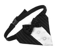 ULTECHNOVO Adjustable Dog Triangle Bandana with Bow Tie, Comfortable Polyester Pet Scarf Featuring Washable Fabric and Stylish Design for Dogs and Cats, for Casual Outings and Holidays