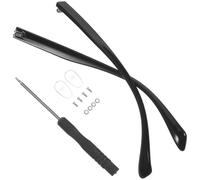 ULTECHNOVO Adjustable Glasses Arm Replacement Kit with 5.43 Inch Tr90 Arms for Universal Eyeglasses Repair Suitable for Work and Outdoor Activities