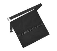 ULTECHNOVO Adjustable Hairstylist Apron with Tool Belt for Salon and Travel Black Cloth Scissors Bag for Hair Stylists and Makeup Artists Practical Hairdressing Supplies