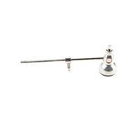 ULTECHNOVO Adjustable Metal Bass Drum Hammer Head Silver Colour Concise and Classic Design Sturdy and Reliable with Fast Response for Percussion Instruments Suitable for Students