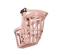 ULTECHNOVO Adjustable Pet Dog Muzzle Nylon Plastic Anti-bite Mouth Mask Breathable Easy to Clean with Adjustable Rope Range 36-47 for Small Dogs