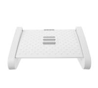 ULTECHNOVO Adjustable Plastic Footrest Under Desk with Non-Slip Design and Strong Load-Bearing Capacity, Portable Foot Stool for Sitting and Stepping, for Office and Home Use