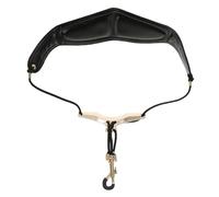 ULTECHNOVO Adjustable Saxophone Strap Leather Sax Strap Comfortable Sax Belt Lightweight Easy to Install and Remove Black for Saxophone Players Random Color