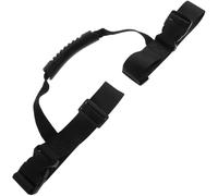 ULTECHNOVO Adjustable Scuba Tank Hose Retainer Band with Portable Handle Strap for Oxygen and Scuba Diving Tanks, Black Polyester Material Ensuring Safety and Reliability for Underwater