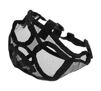 ULTECHNOVO Adjustable Short Snout Dog Muzzle Mesh Breathable Mouth Cover for Bulldogs and Shortnosed Breeds with Comfortable Material Anti-biting Design for Outdoor Walks and Public Places