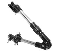 ULTECHNOVO Adjustable Umbrella Clamp for Wheelchair Stroller Stainless Steel Umbrella Holder Clamp Fits Bicycle Electric Bike Crossbars