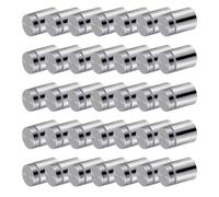ULTECHNOVO Advertising Screw Nails Standoff Nails 40pcs Stainless Steel Scratch-proof Supporting Signs Sturdy Silver Wall Mount Fixings for Wood and Acrylic Panels in Restaurant or Bedroom