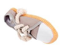 ULTECHNOVO Aggressive Chewer Dog Squeaky Shoes Shaped Wear-resistant Reduces Destructive Behavior Canvas Cotton Rope Pet Play for Small and Medium-sized Dogs