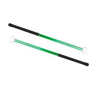 ULTECHNOVO Aluminum Alloy Percussion Sticks with Felt Heads Drumsticks for Beginners Practical Jazz and Snare Drum Beaters Lightweight Marching Drumsticks for Weight Training and Practice