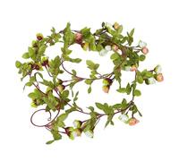 ULTECHNOVO Artificial Rose Vine Garland Realistic Fake Flower Wall Decor for Home Garden Versatile Aesthetic Decoration for Weddings DIY Crafts and Holiday Designs Easy Installation Fading