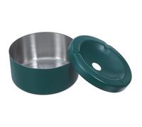ULTECHNOVO Ashtray Corrosion Resistant with Lid Windproof Stainless Steel round Smokeless Ash Tray for Outdoor Patio and Tabletop Use Suitable for Garden, Balcony, and Home