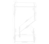 ULTECHNOVO Automatic Hamster Feeder Acrylic Food Dispenser, White, Design, Easy to Clean, for Rabbit and Hamster, Household Use When You Are Leaving a Short Time