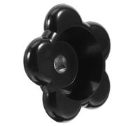 ULTECHNOVO Bakelite Valve Handle Replacement Butterfly Flower-Shaped Pressure Adjustment Comfortable Grip Black Outdoor Faucet Handle for Residential Applications
