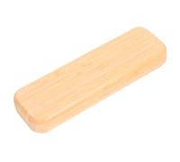 ULTECHNOVO Bamboo Pen Box Pencil Case for Office Supplies Elegant Single Pen Storage Box Handcrafted Wooden Case for Fountain