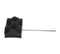 ULTECHNOVO Bass Drum Dampener Mute Beater Head for Drum Practice Pad Kit with Noise Reduction Precision Craftsmanship Black Metal and Sponge Material