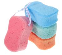 ULTECHNOVO Bath Sponges Random Color 8pcs Simple Shaped Shower Sponges with Rich Foam and Skin Massage Features for Adults and Body Cleaning for Daily Use