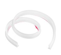 ULTECHNOVO Bathroom Water Dam Silicone Strip 1m White 30mm High Flexible Self-Adhesive Shower Water Barrier for Wet and Dry Separation Splash Guard