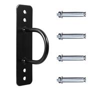 ULTECHNOVO Battle Rope Anchor Wall Mount Anchor Iron Alloy Steel Hook Black, Good Load-bearing, for Fitness Equipment, Gym Physical Training