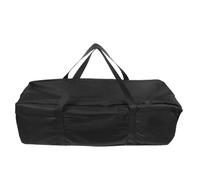 ULTECHNOVO Bbq Tool Storage Bag Heavy-Duty Oxford Cloth Portable Design with Zipper Black Outdoor Kitchen Storage for Forks Spatulas Bbq Utensils 50Cm Long