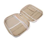 ULTECHNOVO Bible Covers Large Quilted Tote Bag with Waterproof Padded Fabric White Roomy Compartments and Handle Wearresistant Design for Christian Journaling and Travel