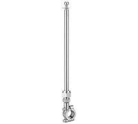 ULTECHNOVO Bicycle Accessories Retractable Flagpole Easy Installation Adjustable Flag Mount for Motorbike and Mountain Bike