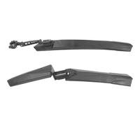 ULTECHNOVO Bicycle Mudguard, Mountain Bike Mudguard Quick-release Extended Full Coverage Plastic Resin Black, Front and Rear Bike Accessory