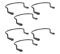 ULTECHNOVO Billiard Table, Design Versatile Black and Plastic Stable Support 6pcs Net Bracket Kit for Replacement Corner Pool Home and Bar Use