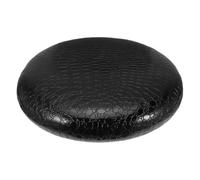 ULTECHNOVO Black round Pu Bar Stool Seat Cushion Replacement Thickened | Precise Fit for Metal Dining Chair and Bar Stool, Home Kitchen Use, Elegant Modern Minimalist Look