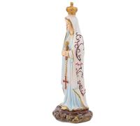 ULTECHNOVO Blessed Mother Statue Miniature Resin Religious Figure for Decor Compact Catholic Decoration Faith Inspired for Spiritual Spaces