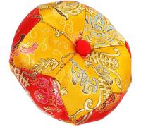 ULTECHNOVO Buddhist Sound Bowl Pad 3.5 Inch Embroidered Cotton Cushion Handmade Tibetan Singing Bowl Mat for Meditation and Yoga Practice