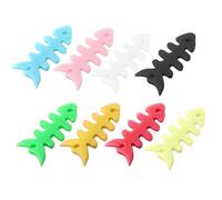 ULTECHNOVO Cable Winder Silicone 200pcs Fish Bone for Earphone Lines