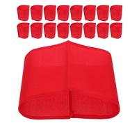 ULTECHNOVO Captain Armband Group Identification Red 30pcs Blank Fabric for Security Staff and Team Leaders, Assemblies and Organised Events