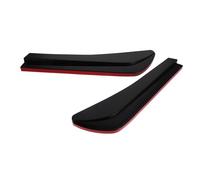 ULTECHNOVO Car Rear Trunk Spoiler with Aerodynamic Side Skirt Splitters Durable Rear Lip Canards for Improved Stability and Reduced Drag Compatible with Multiple Vehicle Models DIY Exterior