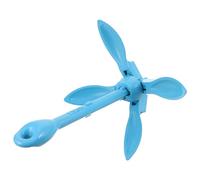 ULTECHNOVO Carbon Steel Folding Grapnel Anchor 1.5Kg for Kayaks Paddleboards and Small Boats Marine Foldable Anchor for Stability and Fishing