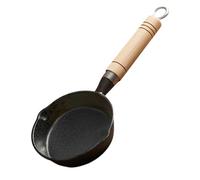 ULTECHNOVO Cast Iron Mini Frying Pan for Cooking and Baking Black