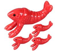 ULTECHNOVO Ceramic Animal Shape Chopstick Rest Set 4pcs Flatware Holder for Chopsticks, Spoons, Forks Table Cutlery Organizer for Home and Restaurant Use