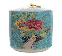 ULTECHNOVO Ceramic Tea Canister Sealed Jar for Scented Tea and Small Tea