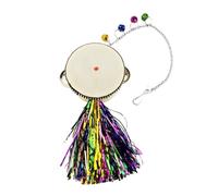 ULTECHNOVO Chicken Mirror Drum Hanging for Hens and Roosters Interactive Peck with Pendants Stress Relief and Intellectual Stimulation Pet Chicken Coop Accessory