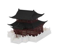 ULTECHNOVO Chinese Architecture Model Ancient Style Pla Desktop Decoration