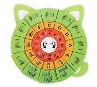 ULTECHNOVO Circle of Fifths Wheel Piano Notes Flashcards for Beginners and Elementary Students Music Theory Puzzle Educational Rhythm Training Tool Music Learning Accessories