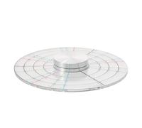 ULTECHNOVO Clay Pottery Divider Disc Template for Clay Sculpting and Repair Equal Sectioning Tool for Pottery Art Compact Craft Accessory for Artists and Hobbyists