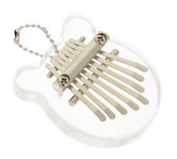 ULTECHNOVO Clear Kalimba Thumb Piano for Beginners Transparent Crystal Musical Instrument Ergonomic Design Portable Finger Piano for Music Lovers