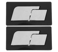 ULTECHNOVO Closestool Tank Button 2pcs Square Dual Flush Toilet Flush Button ABS Universal Fit Easy Install