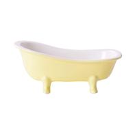 ULTECHNOVO Colorful Bathtub Shaped Ceramic Bowl for Hamsters - Relaxation Habitat PET Accessories Small Animal Enclosure for Bathing 1 Piece Random Color