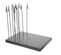 ULTECHNOVO Coloring Clips Base Stand Painting Accessory Spraying Clamp Base Wood Metal Comfortable Touch Facilitates Drying Process Model Coloring Workbench