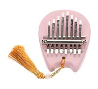 ULTECHNOVO Compact Pink Bear-shaped Mini Kalimba Thumb Piano for Kids and Beginners, Acrylic and Steel Finger Piano with Pure Sound Quality, Musical Instrument for Early Learning and Fun