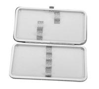 ULTECHNOVO Compact Silver Tweezer Case Holder for Eyelash Extensions Storage Pouch with Stylish Design for Carrying and Organizing Lash Tools The Go